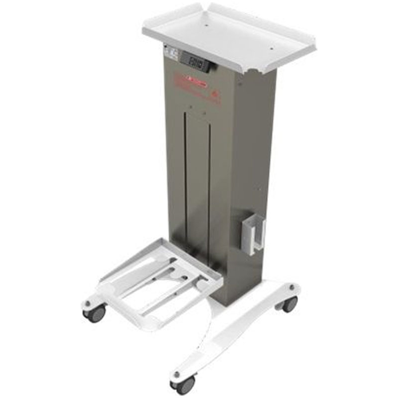 Electric trolley to the device (mixer) for controlled blood sampling