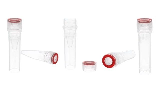Test tubes with a screw cap